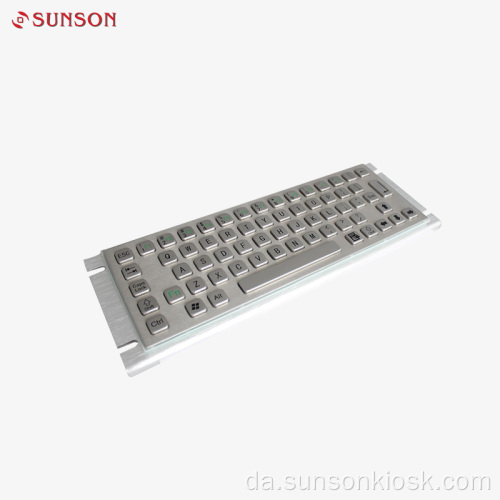 Industrielt metal tastatur med touch pad